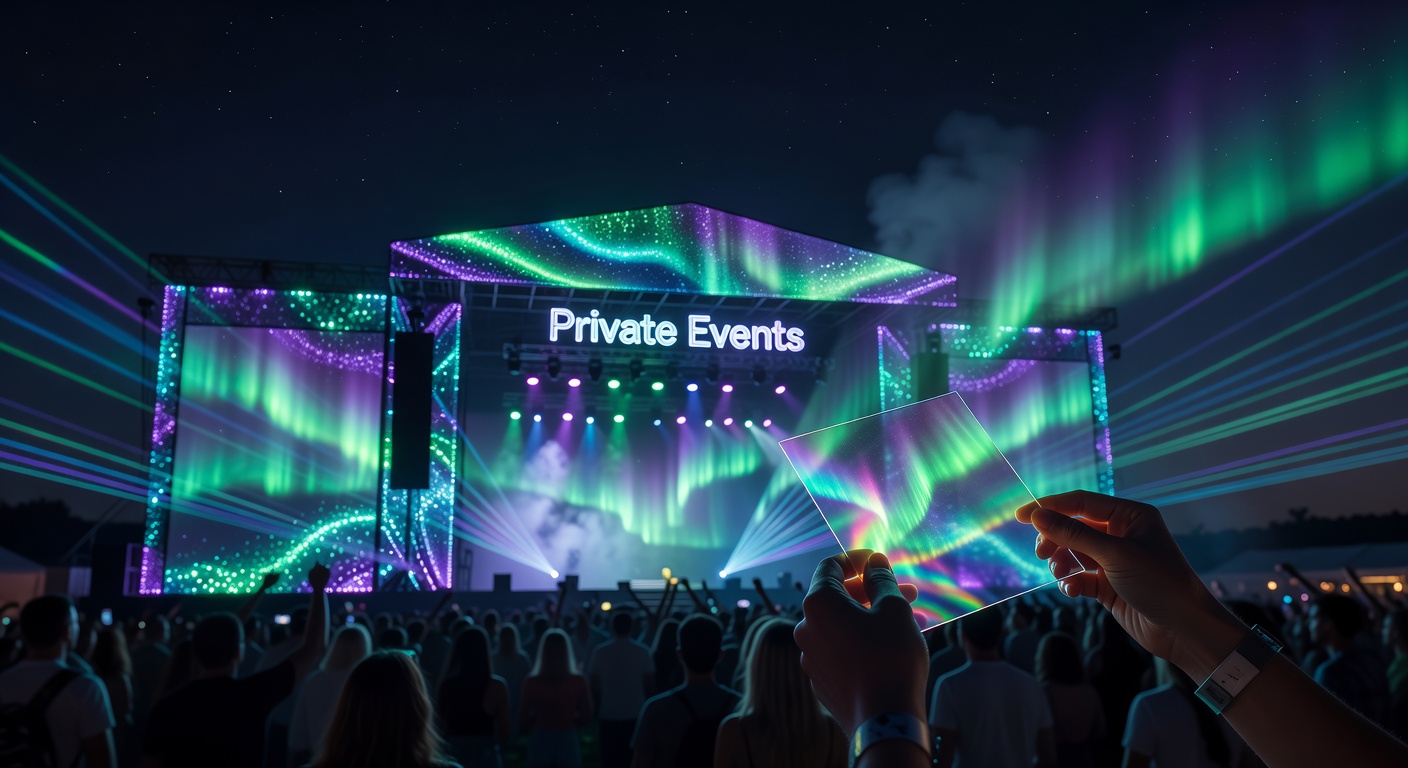 Festival style light show